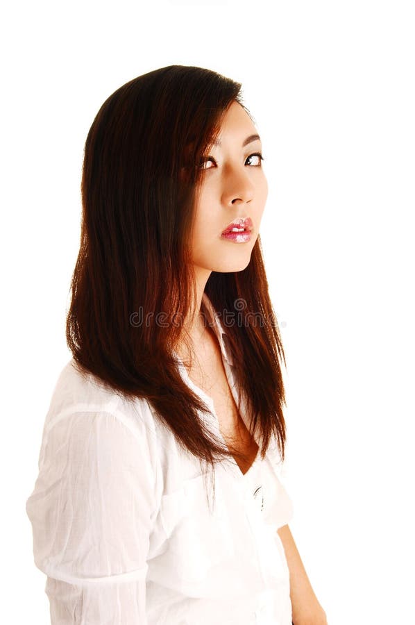 Girl Beautiful, Free Stock Photo, Profile of a beautiful Chinese girl