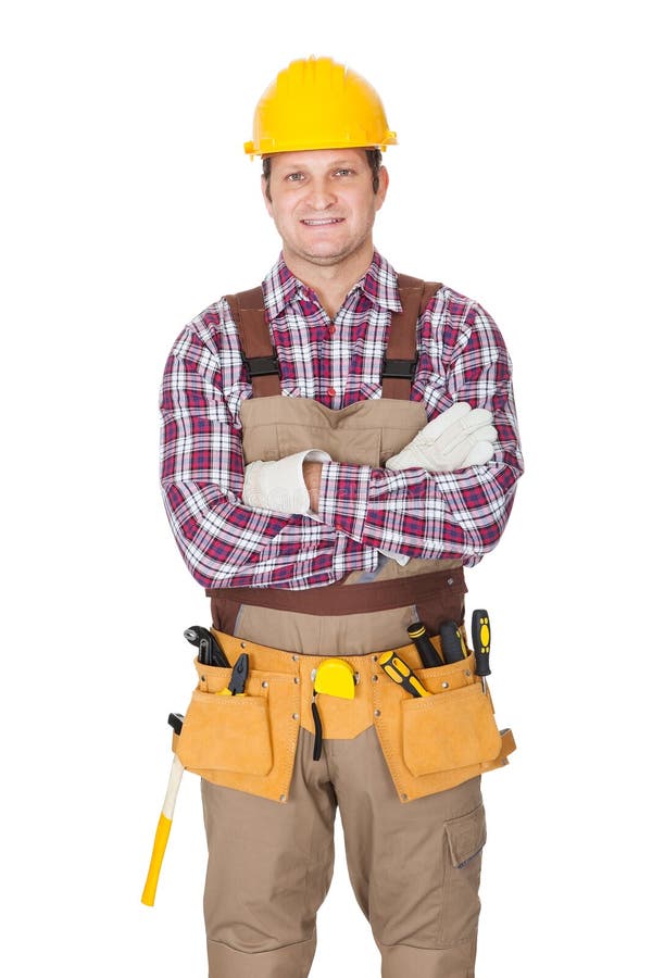 Portrait of Construction Worker Stock Photo - Image of construction ...