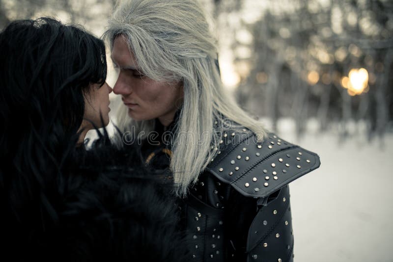 Cosplayers in Image of a Characters Geralt of Rivia and Yennefer of  Vengerberg from the Game or Film the Witcher in Winter Forest Editorial  Photo - Image of dnipro, cosplay: 172112241