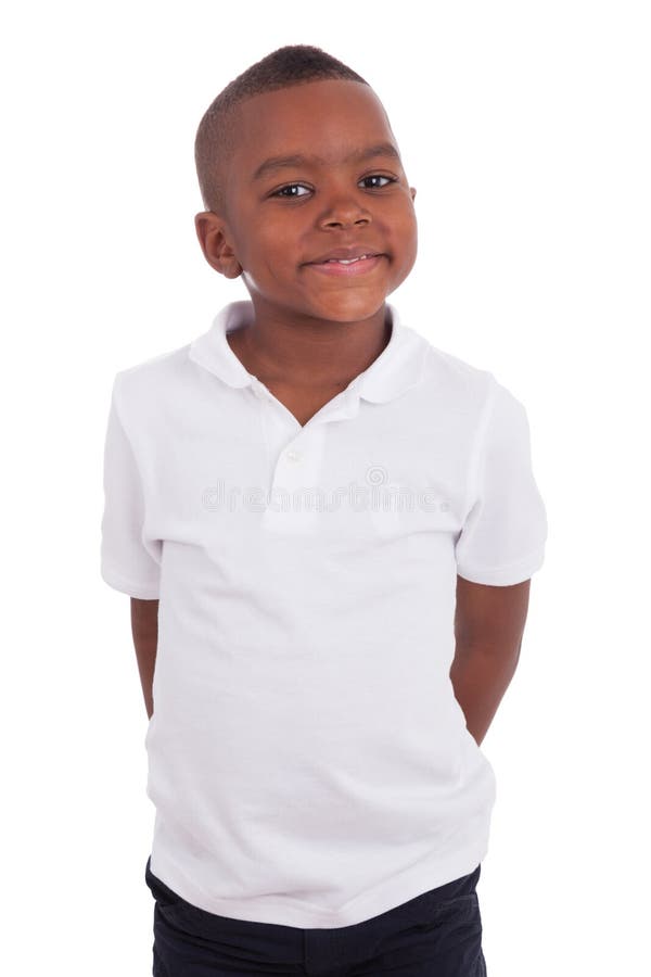 Portrait of a cute african american little boy