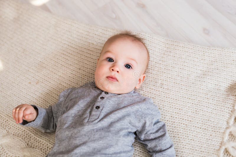 Portrait Of Cute Baby Boy