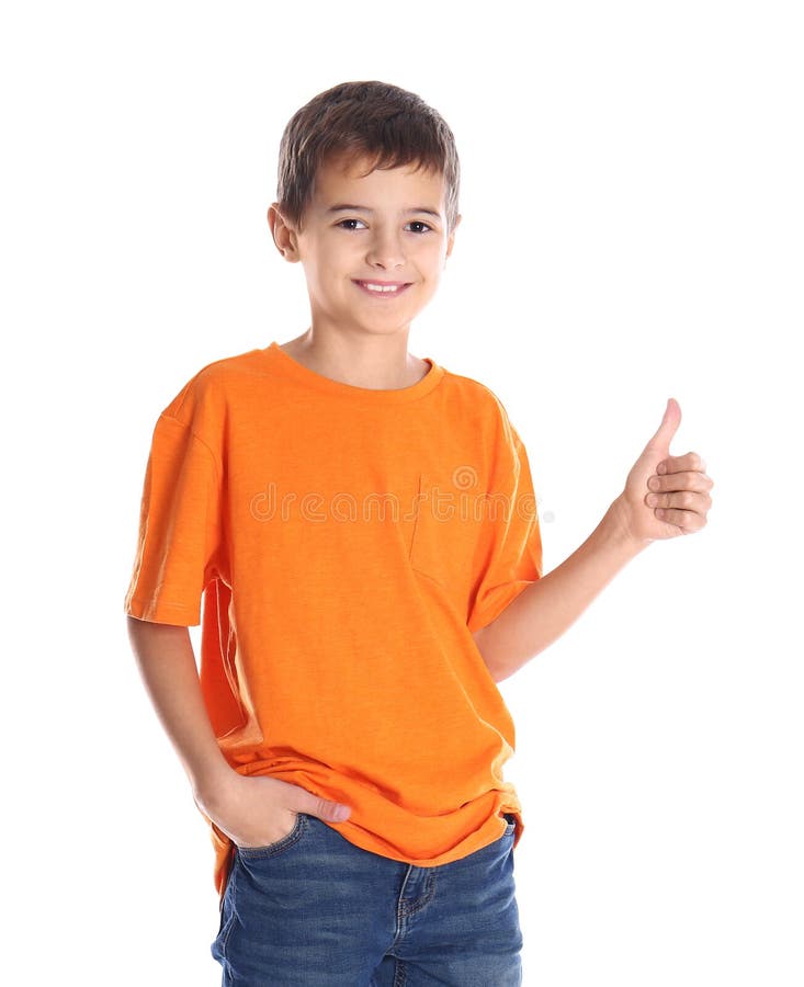 Portrait of Cute Little Boy on Background Stock Image - Image of ...