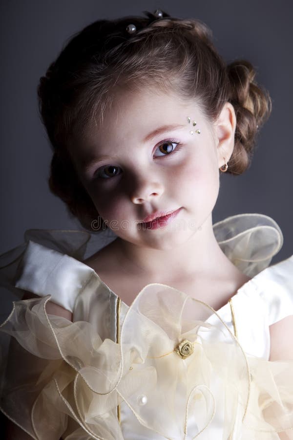 Portrait of cute little girl