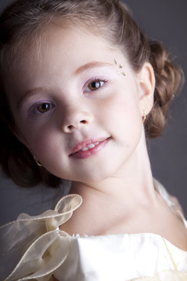 Portrait of cute little girl