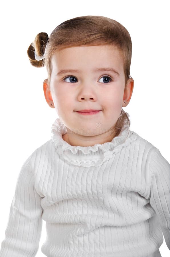 Portrait of cute little girl