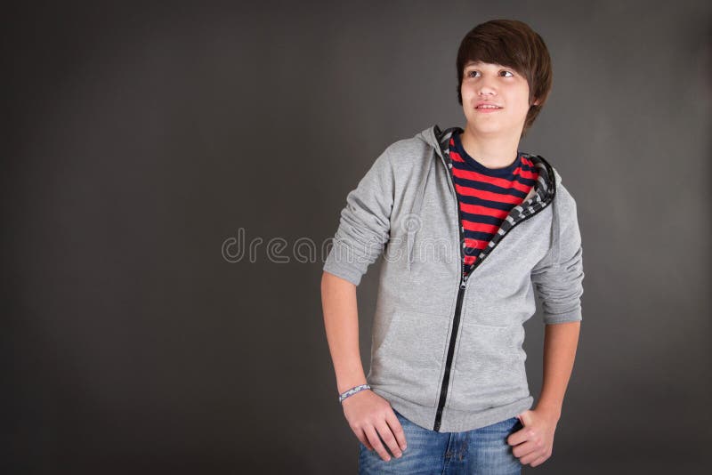 Portrait d'adolescent dans des vêtements sport photographie stock