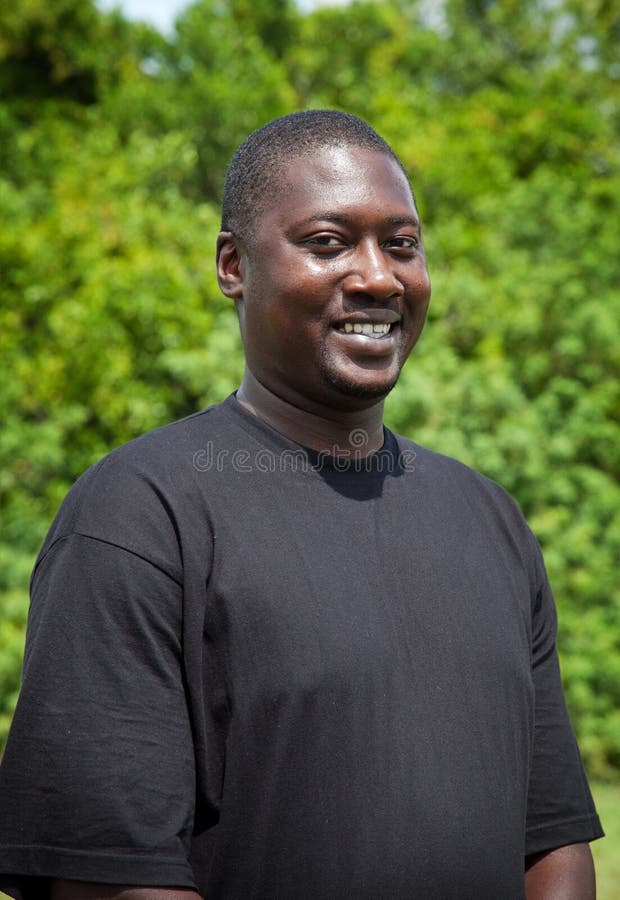 Portrait D'homme Africain Bel Photo stock Image du heureux, diversité