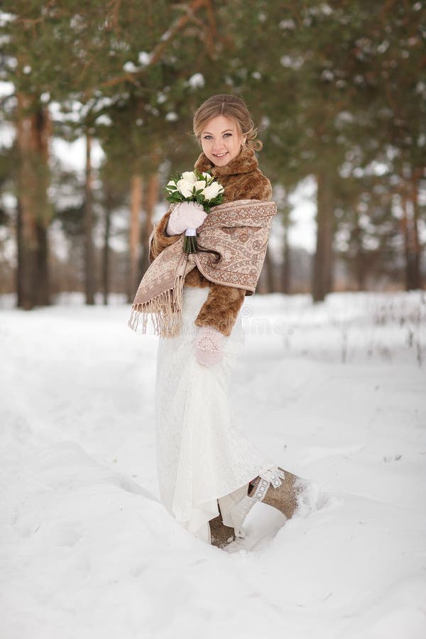 manteau pour mariée hiver