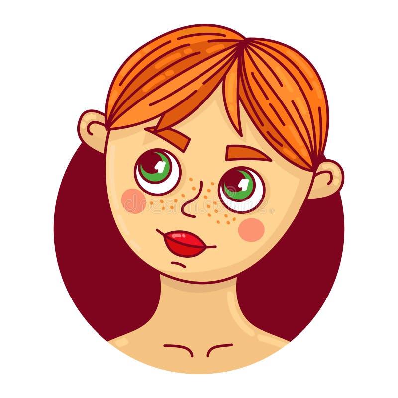 Portrait de garçon dans l'illustration colorée de vecteur de cercle illustration libre de droits Portrait de garçon dans l'illustration colorée de vecteur de cercle illustration libre de droits