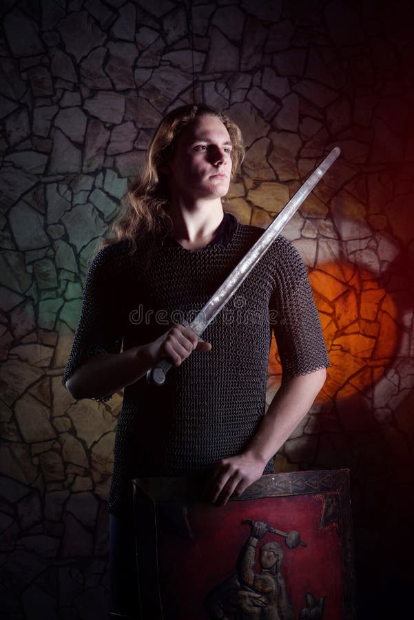 Portrait de jeune chevalier images stock Portrait de jeune chevalier images stock