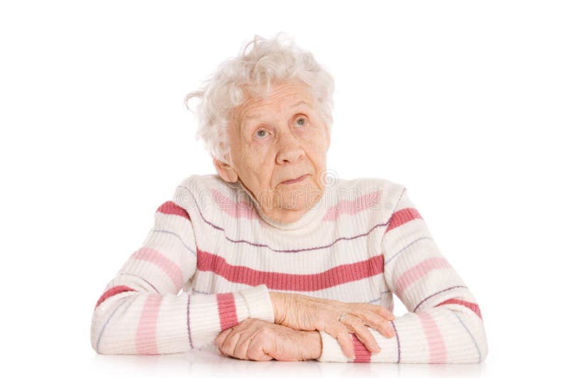 Portrait der alten Frau stockbilder Portrait der alten Frau stockbilder