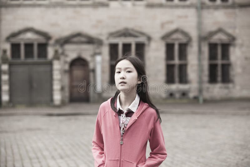 Portrait des asiatischen Mädchens stockfotos Portrait des asiatischen Mädchens stockfotos