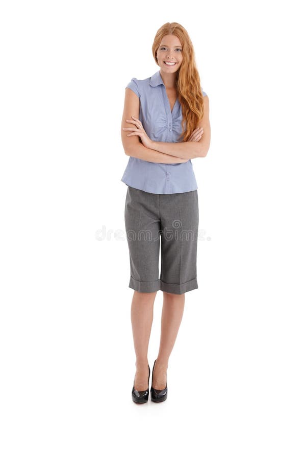 Portrait des glücklichen Redhead lizenzfreies stockbild
