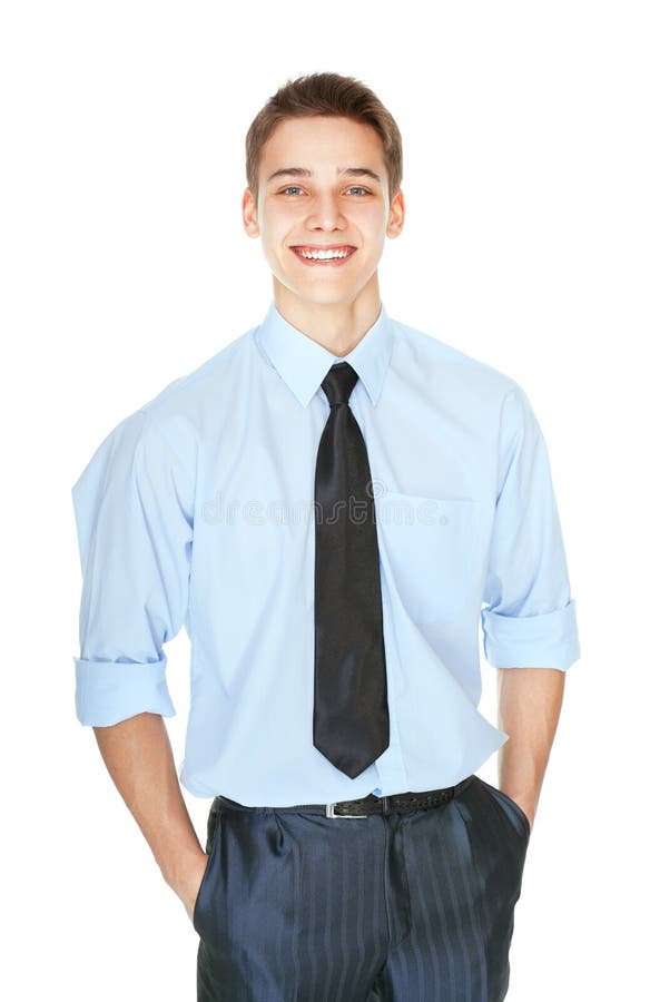 Portrait des jeunes riant l'homme d'affaires réussi photo stock Portrait des jeunes riant l'homme d'affaires réussi photo stock