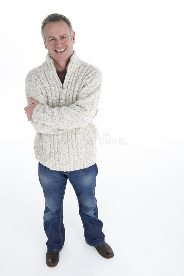 Portrait des mittleren gealterten Mannes lizenzfreies stockbild Portrait des mittleren gealterten Mannes lizenzfreies stockbild