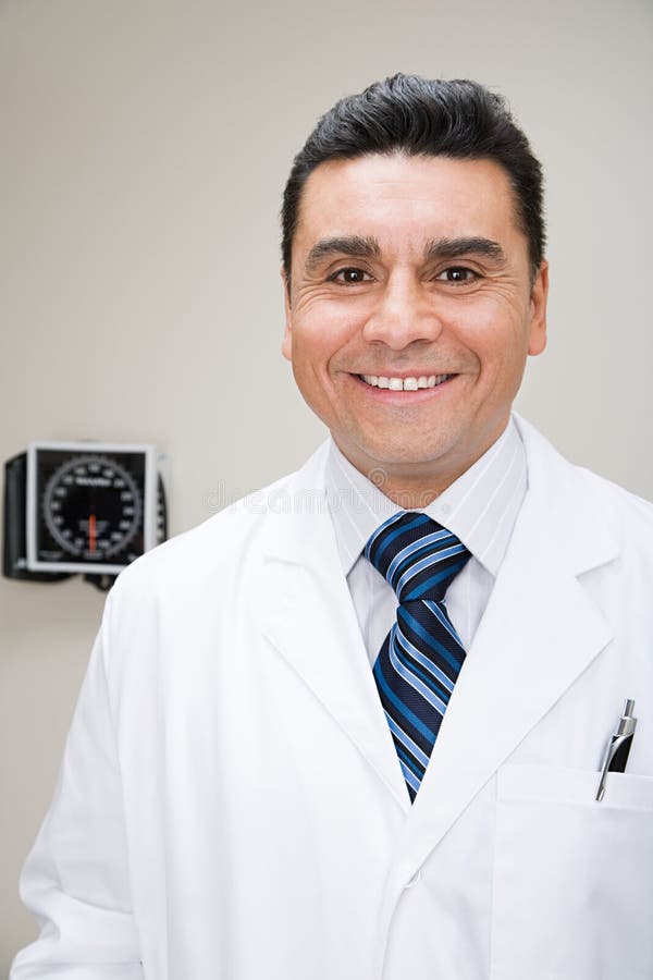 Portrait of a doctor stock photos