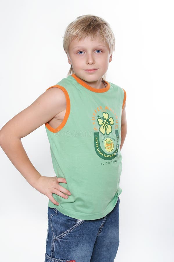 Portrait of a Boy of Eleven Years. Stock Photo - Image of funny, hair