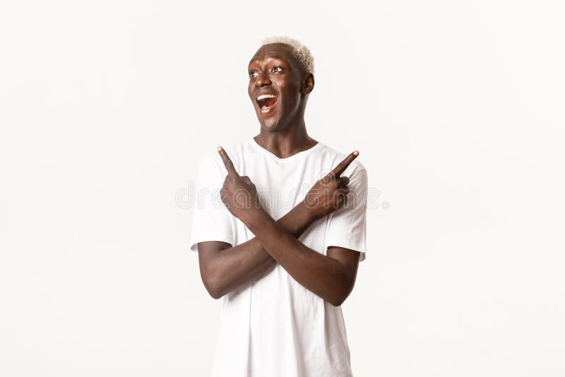 Young Black Man Sideways Looking Left Stock Photos - Free & Royalty ...