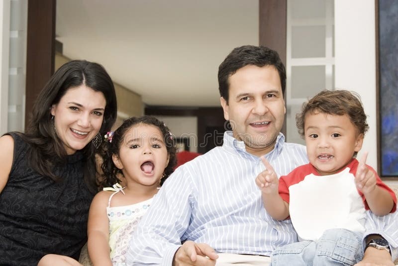 Portrait of family royalty free stock image