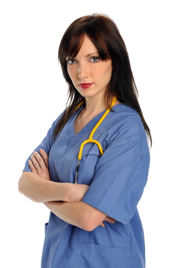 Portrait of Female Health Care Professional royalty free stock photo Portrait of Female Health Care Professional royalty free stock photo