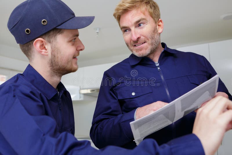 Portrait Fitted Furniture Installer Stock Photo Image of furniture