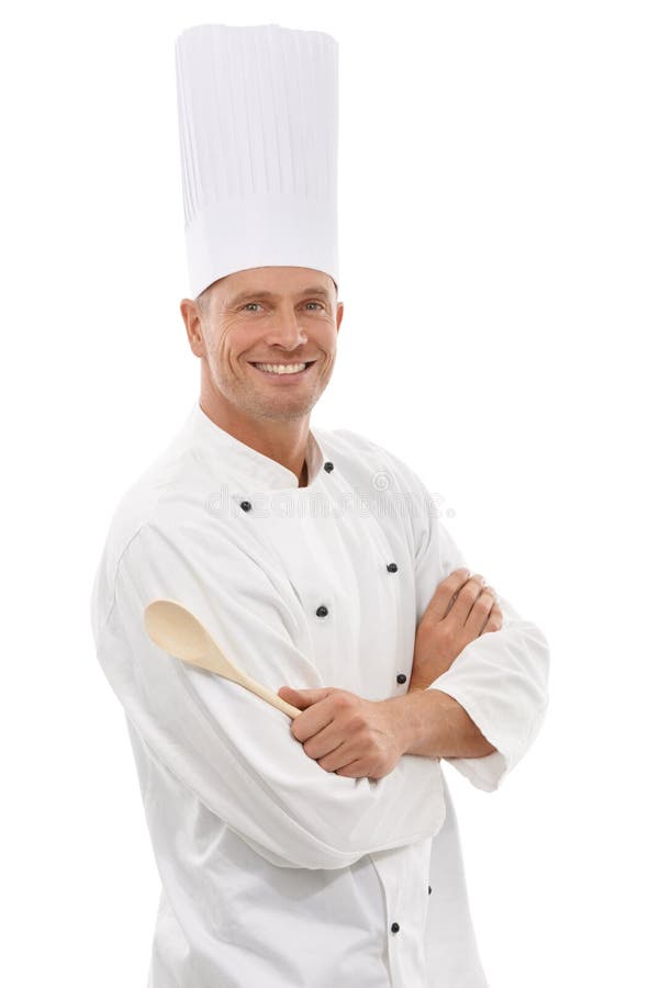 Chef with a spoon background with space for text Photograph by Alexander  Gombash - Fine Art America