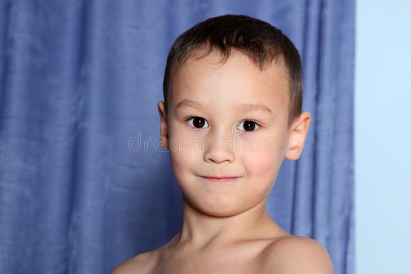 Portrait of a funny little boy 3-4 year old. A funny little boy 3-4 year old outdoors royalty free stock image Portrait of a funny little boy 3-4 year old. A funny little boy 3-4 year old outdoors royalty free stock image