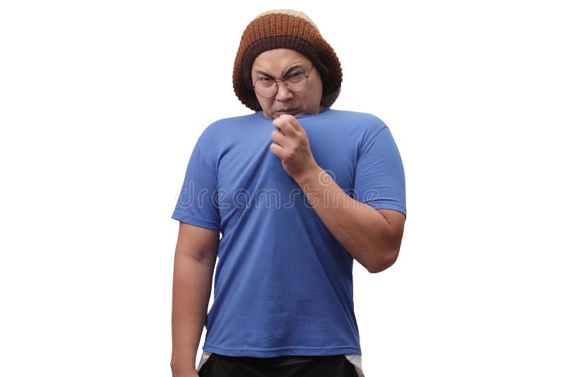 Man Having Bad Body Odor stock photography Man Having Bad Body Odor stock photography