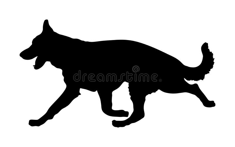 German Shepherd Silhouette / German shepherd silhouette vectors (553 ...