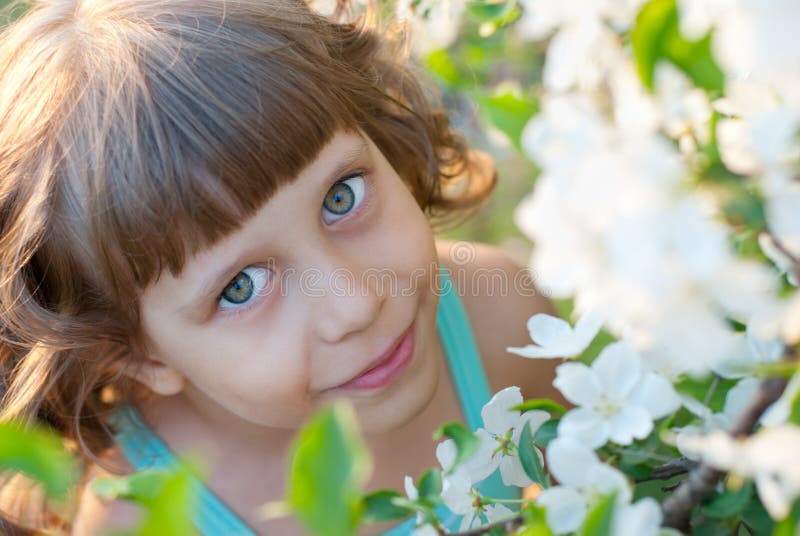 Portrait of a girl stock photo