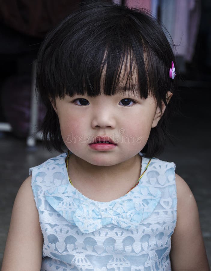 Portrait of a girl child stock photo Portrait of a girl child stock photo