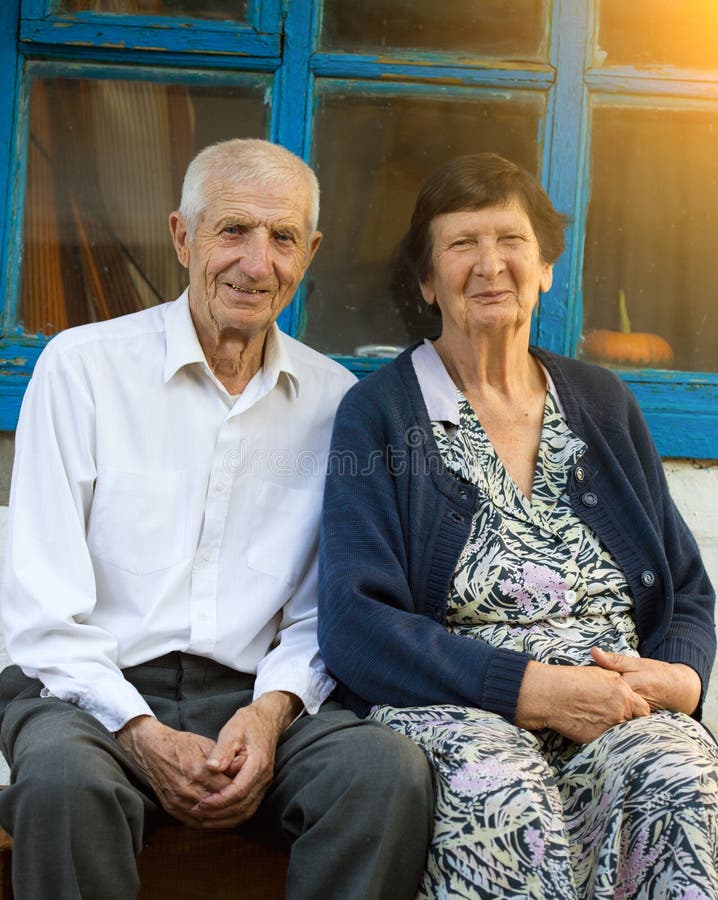 Portrait of grandparents stock image. Image of great - 80045939