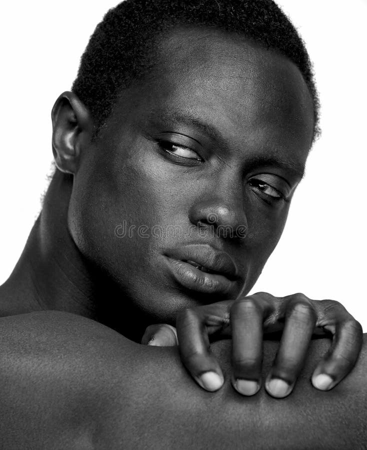 Handsome African American Man stock photo
