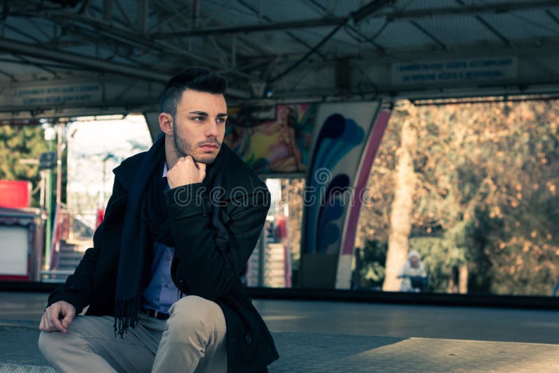Portrait of a handsome young man royalty free stock photography Portrait of a handsome young man royalty free stock photography
