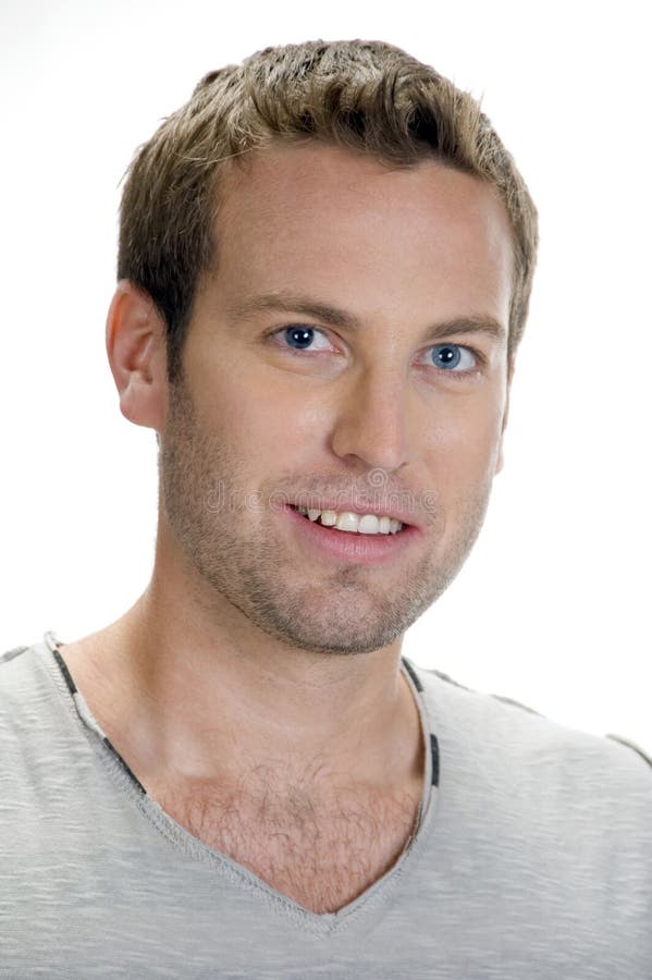 Portrait of handsome young man