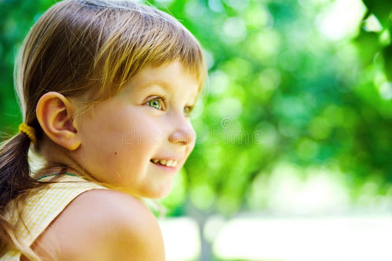 Portrait of a happy child