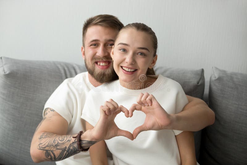 Happy Couple Poses Together Front Neutral Stock Photo 37349884 |  Shutterstock