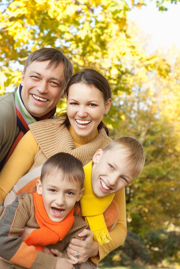 Portrait of a happy family