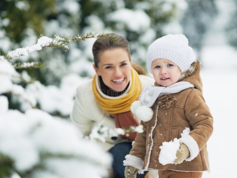Family and winter season stock image. Image of female - 82703193