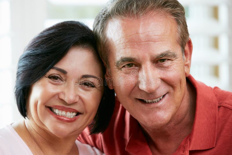 Portrait Of Happy Senior Couple At Home