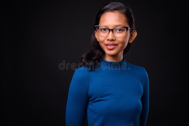 Portrait of Young Beautiful Asian Woman in Underwear Stock Photo - Image of  studio, health: 192479794