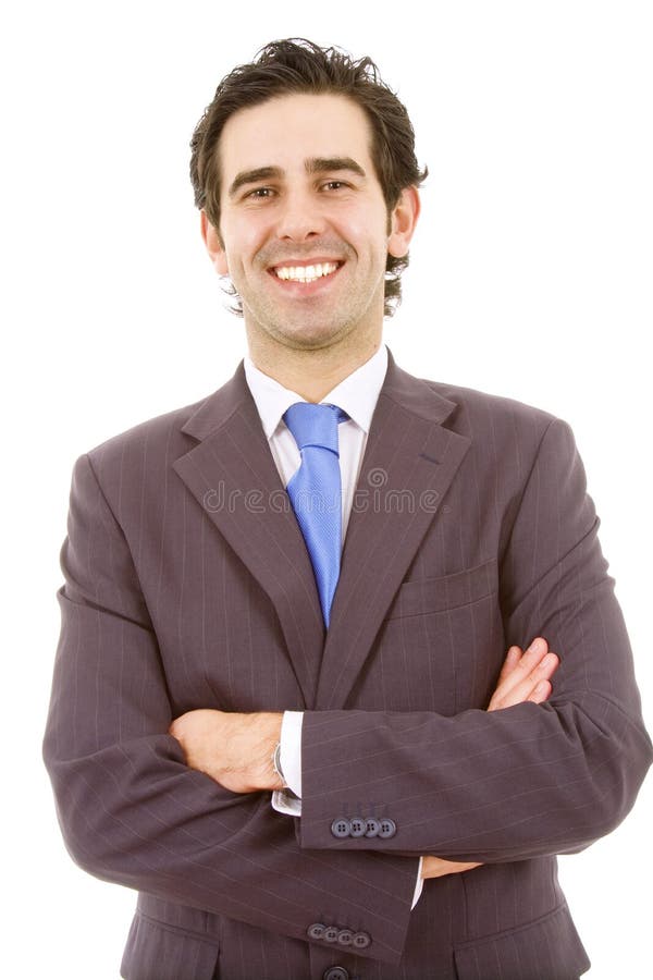Portrait of a happy young business man