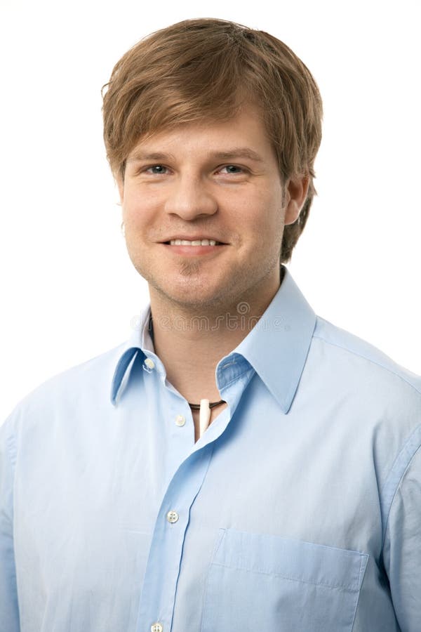 Young man portrait stock image. Image of young, twenties 15243259