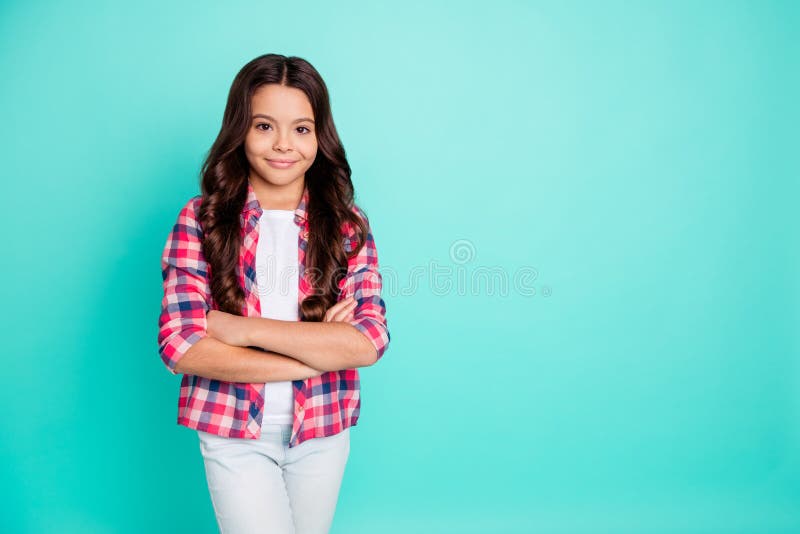 Portrait of independent elegant little girl good-looking candid glad future leader leadership will be perfect student royalty free stock photos Portrait of independent elegant little girl good-looking candid glad future leader leadership will be perfect student royalty free stock photos