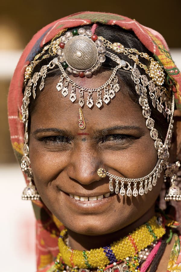 Portrait of a India Rajasthani woman stock images Portrait of a India Rajasthani woman stock images