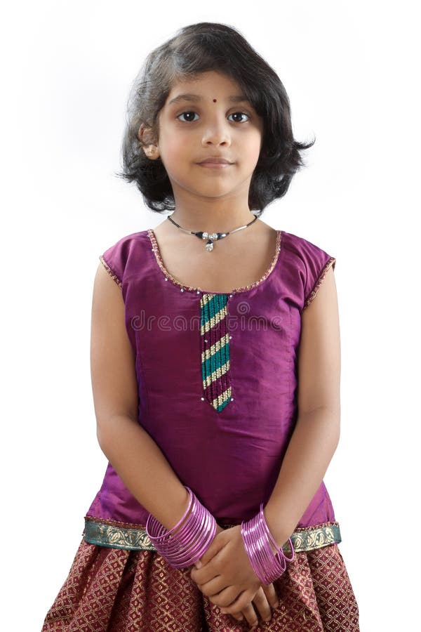 Portrait of Indian Little Girl