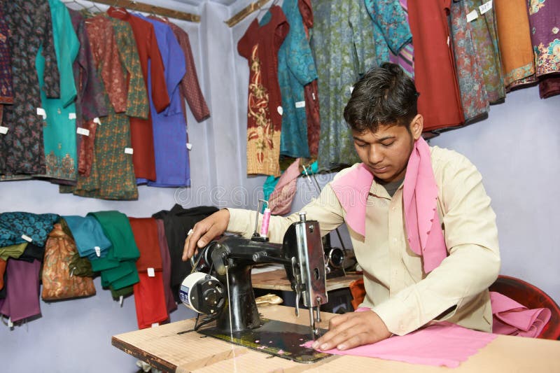 Indian Man Tailor Portrait Royalty Free Stock Photography Image 29720407
