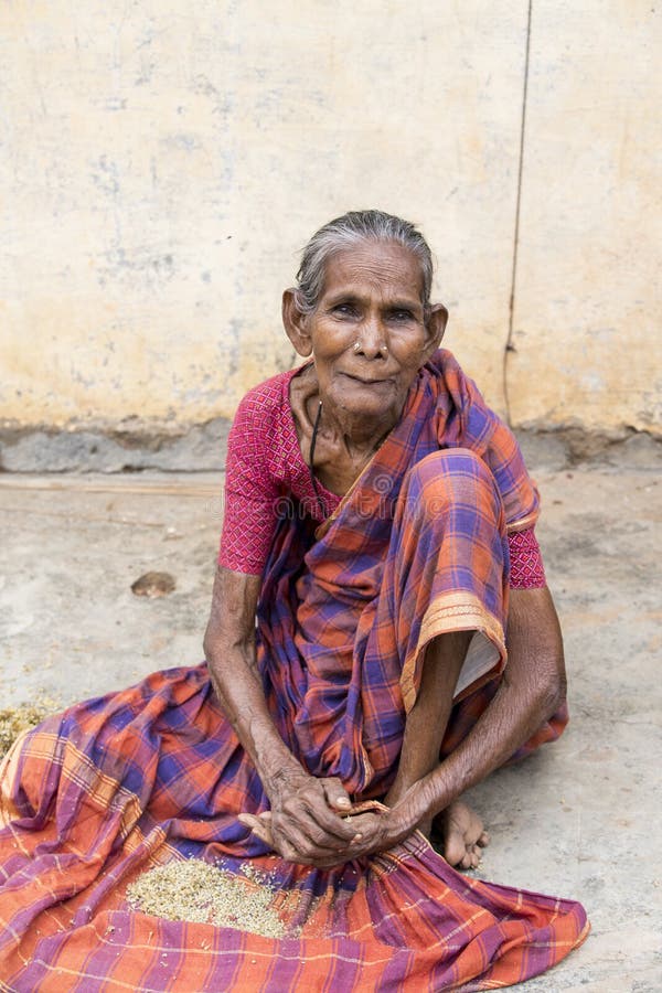 Old Indian Woman Elderly Wrinkles Stock Images Downl