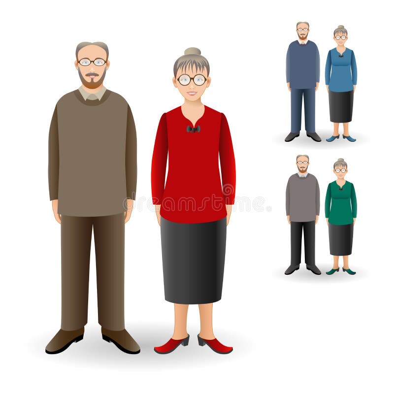 Portrait intégral de gentille femme adulte se tenant avec beau illustration libre de droits Portrait intégral de gentille femme adulte se tenant avec beau illustration libre de droits