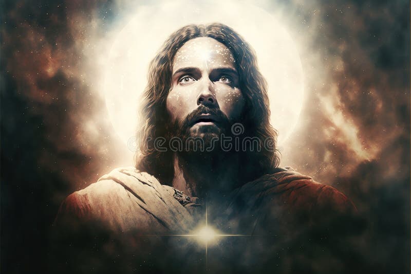 Portrait of Jesus Christ after Resurrection, Powerful Image for Easter ...